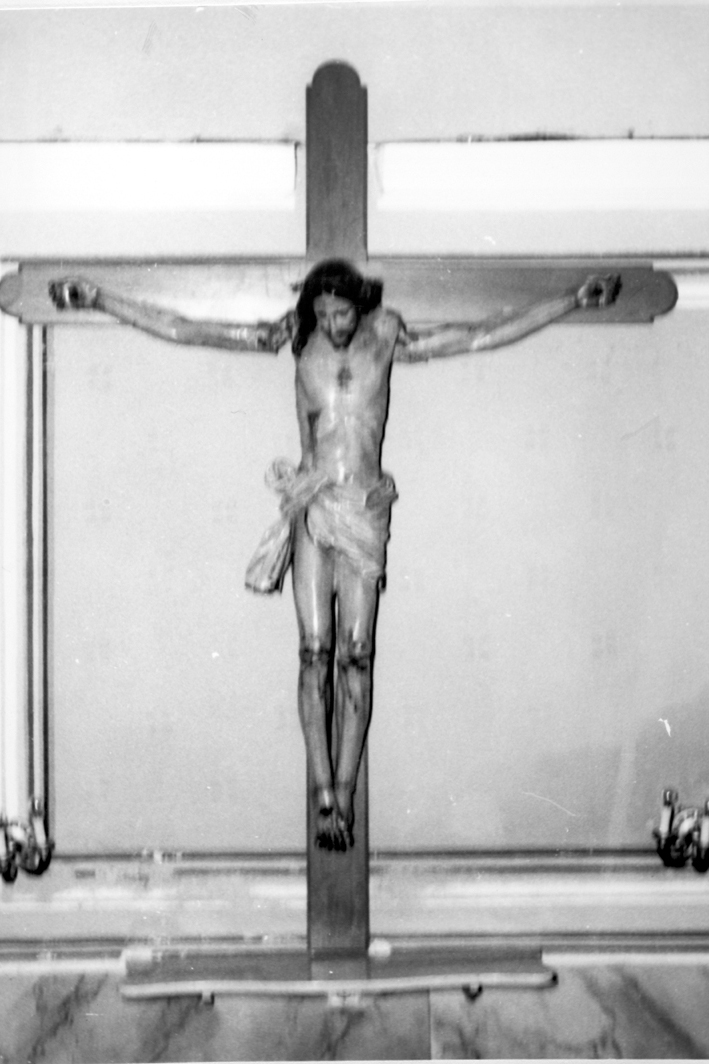 Cristo crocifisso (crocifisso) di Lonis Giuseppe Antonio (bottega) (fine sec. XVIII)