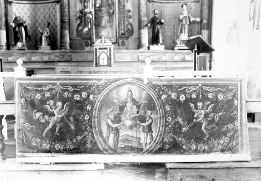 paliotto - a pannello piano di Massa Francesco (seconda metà sec. XVIII)