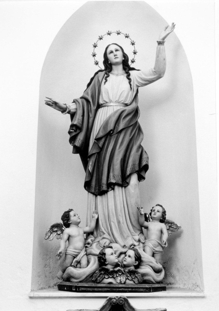 Madonna della Misericordia (statua) - bottega trentina (prima metà sec. XX)