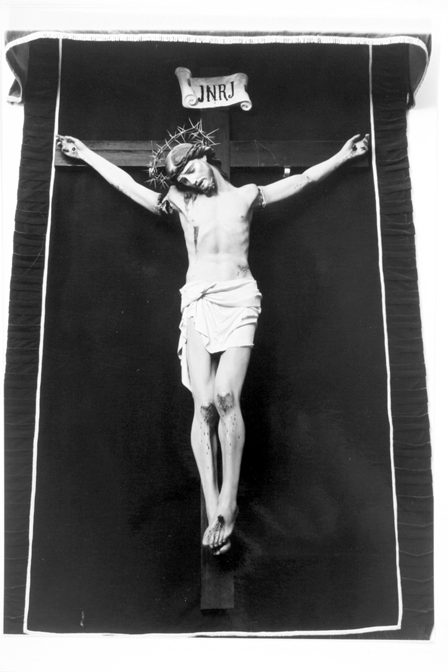 Cristo crocifisso (crocifisso) - bottega napoletana (metà sec. XIX)