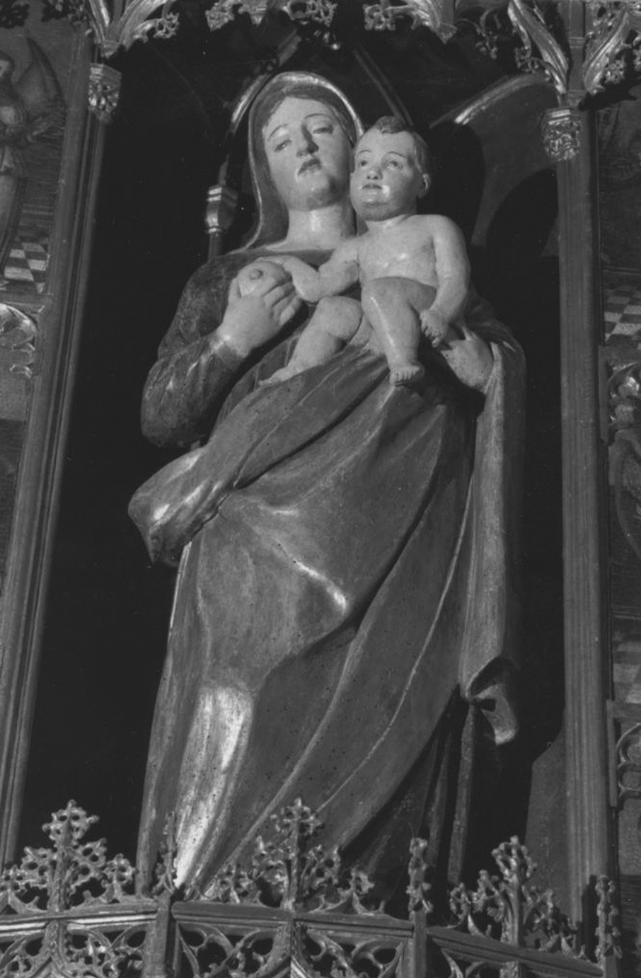 Madonna con Bambino (statua) - bottega italiana (sec. XVI)