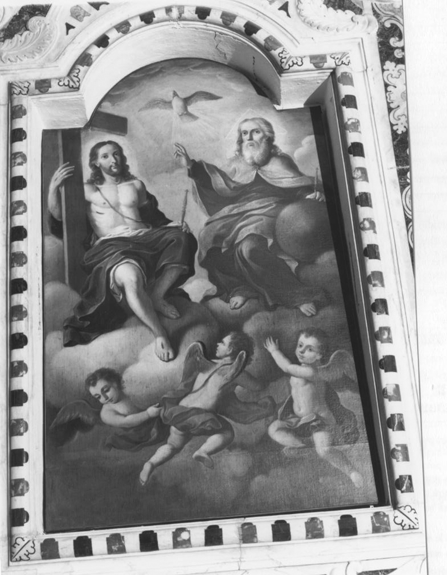 Trinità e angeli, Trinità (dipinto) di Tonelli Domenico (fine sec. XVIII)