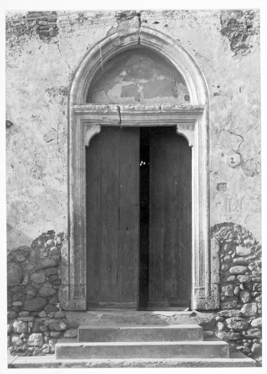 portale - a sesto acuto - bottega sarda (sec. XVII)