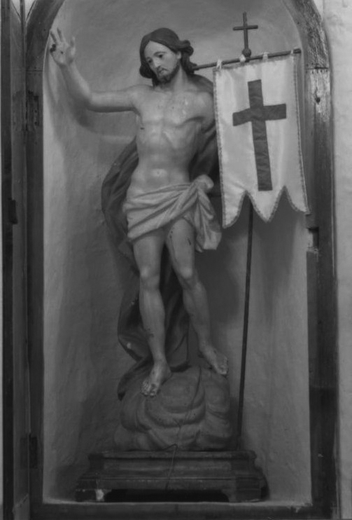 Cristo risorto (scultura) di Lonis Giuseppe Antonio (scuola) (secc. XVIII/ XIX)