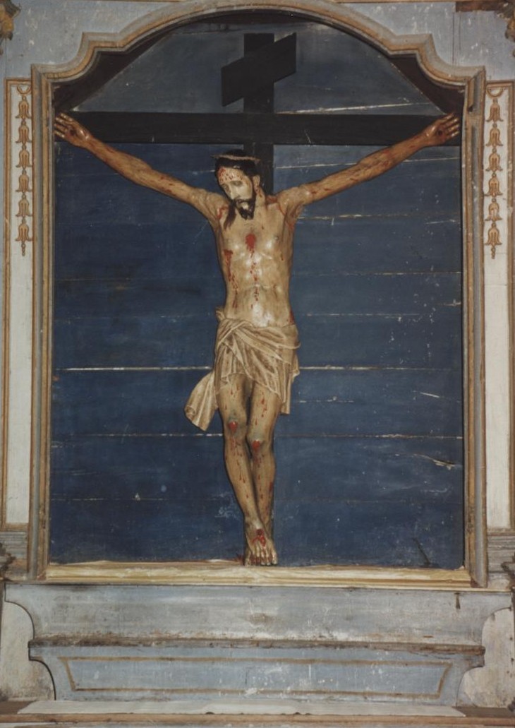 Cristo crocifisso (croce) - bottega italiana (secc. XVII/ XVIII)