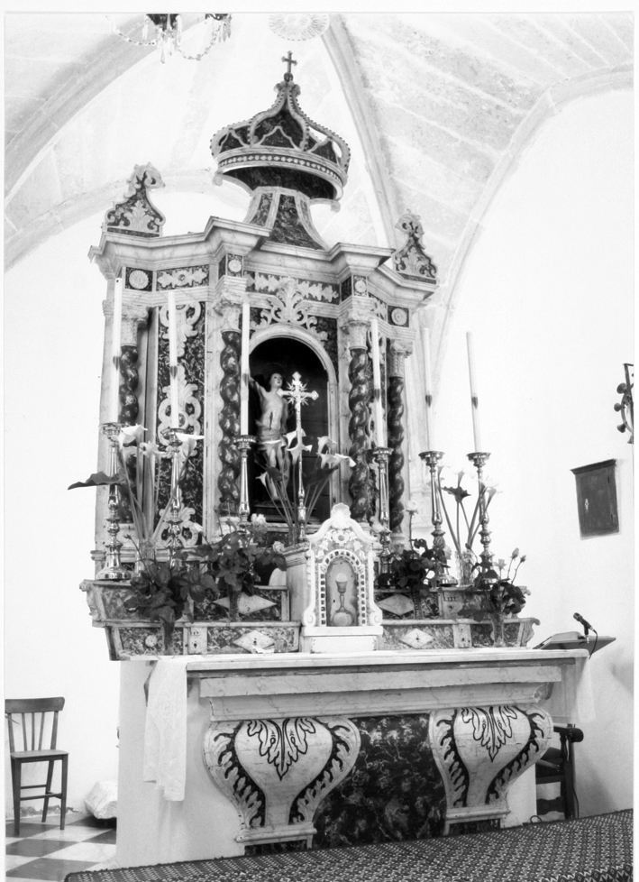 S. Sebastiano (altare maggiore) - ambito sardo (sec. XVIII)