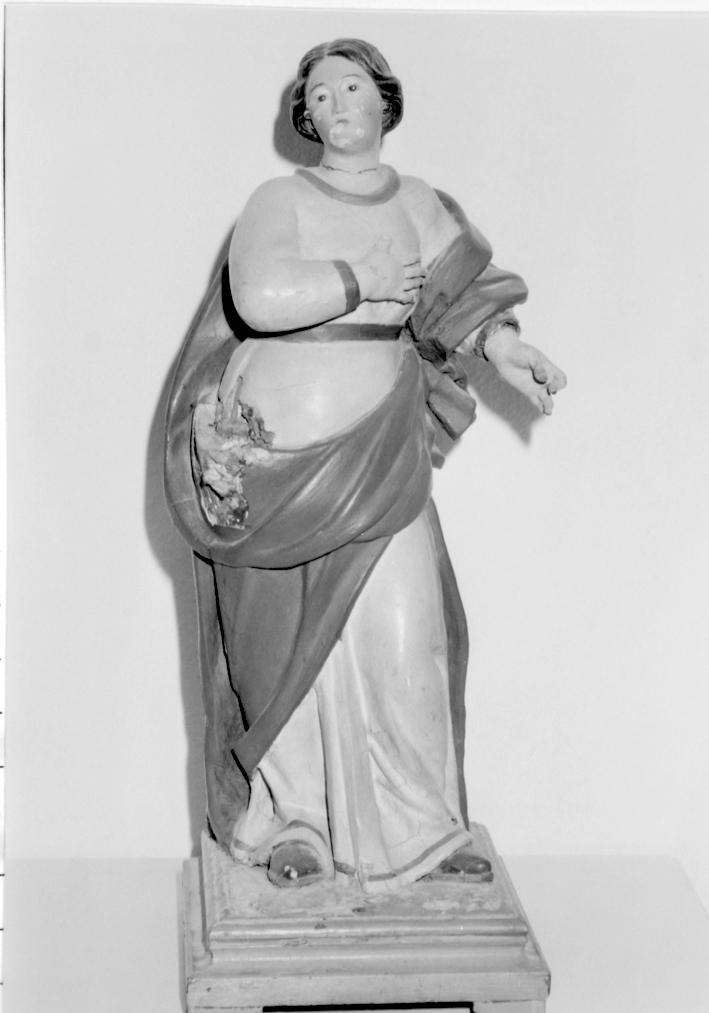 Madonna della meraviglia, Madonna (statua) - bottega italiana (sec. XVIII)