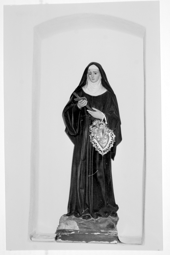 Santa Rita da Cascia (statua) di Guacci Luigi (bottega) (primo quarto sec. XX)