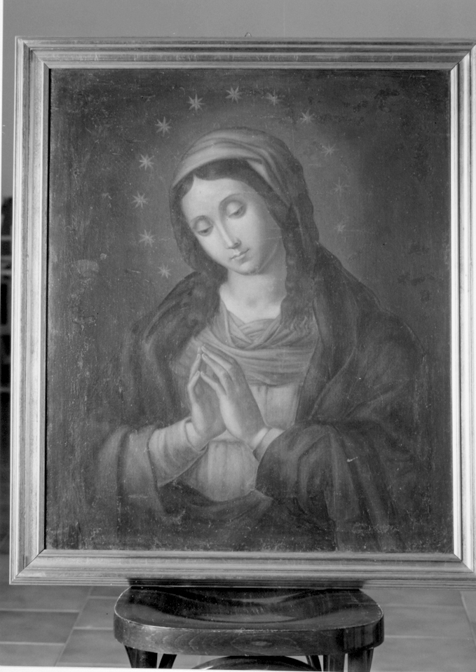 Madonna Immacolata (dipinto) di Marghinotti Giovanni (attribuito) (metà sec. XIX)
