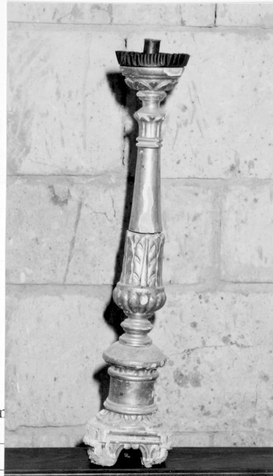 candeliere d'altare, serie - ambito italiano (sec. XIX)