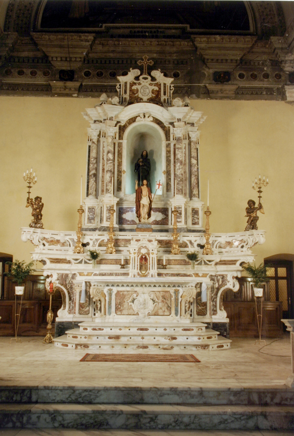 altare maggiore di Spazzi Giovanni Battista (attribuito) (sec. XVIII)