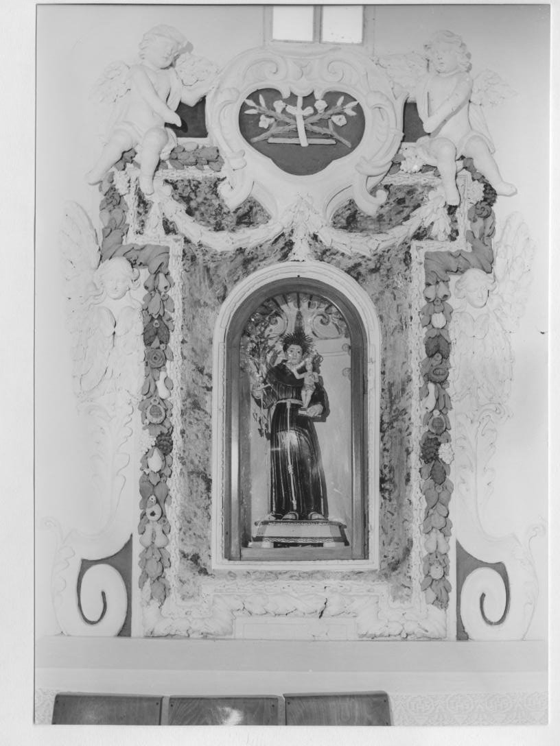Altare di Sant'Antonio da Padova (nicchia) - bottega sarda (sec. XVIII)