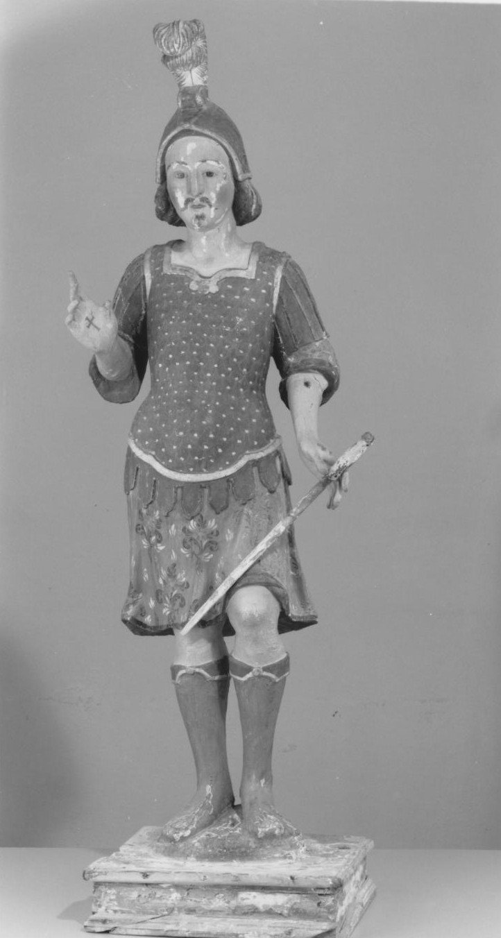 statua - bottega sarda (ultimo quarto sec. XVII)