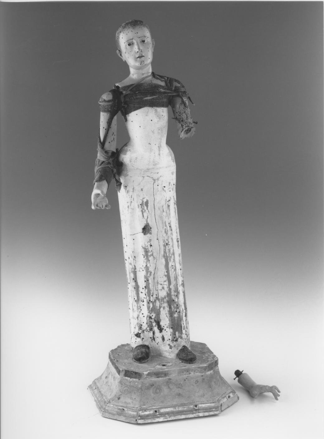 statua - bottega sarda (prima metà sec. XVIII)