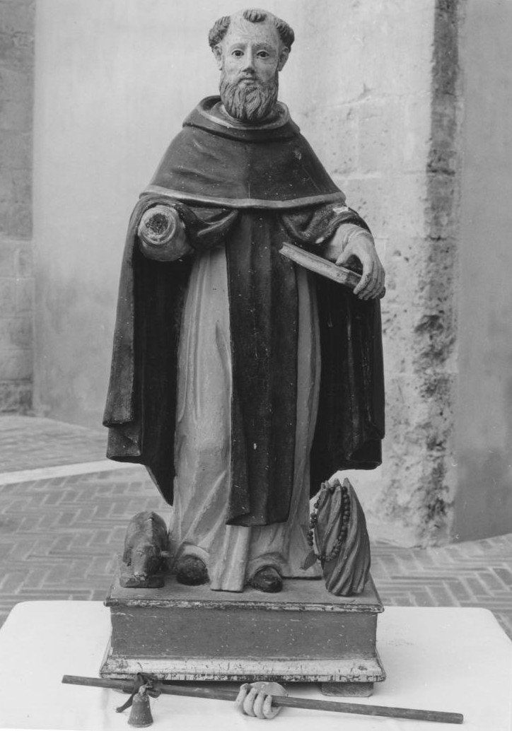 Sant'Antonio Abate (statua) - bottega sarda (sec. XVII)