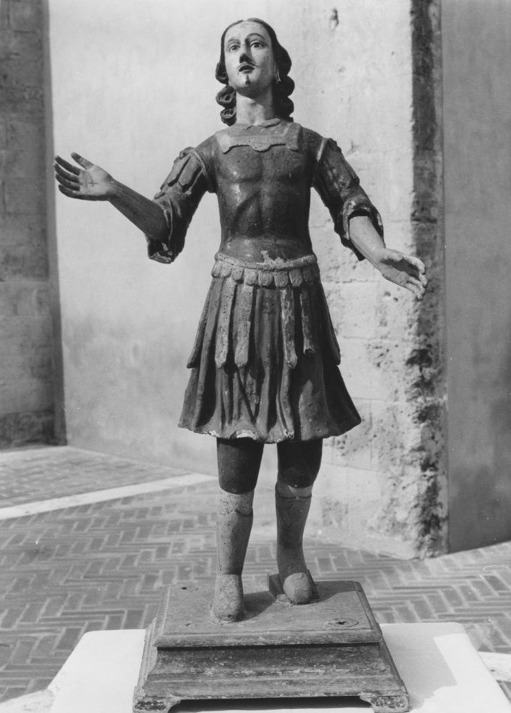 Sant'Efisio martire (statua) - bottega sarda (fine/inizio secc. XVII/ XVIII)