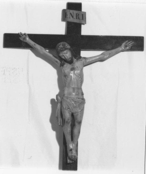 Cristo crocifisso (croce processionale) - bottega sarda (sec. XVII)