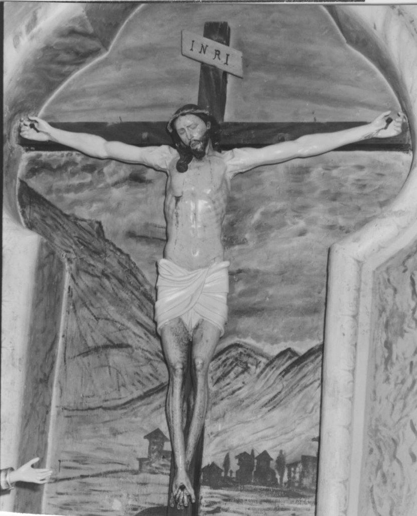 Cristo crocifisso (croce) - bottega sarda (sec. XVII)