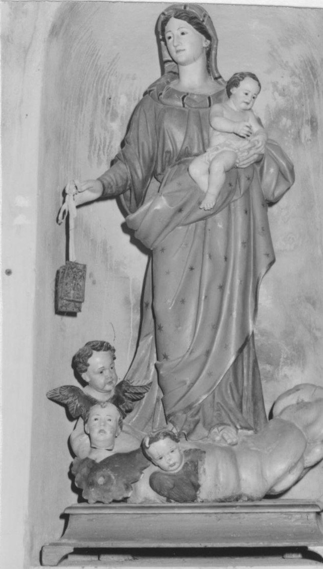 Madonna del Carmelo (statua) - bottega sarda (seconda metà sec. XVIII)