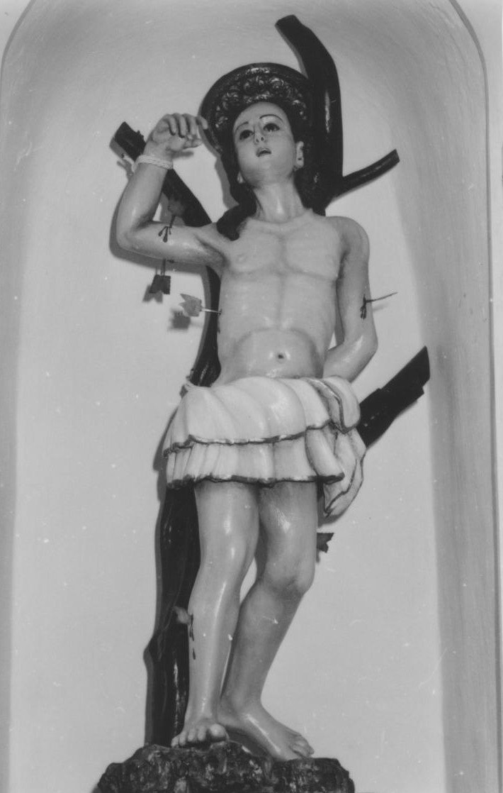 San Sebastiano (statua) - bottega sarda (?) (sec. XVIII)