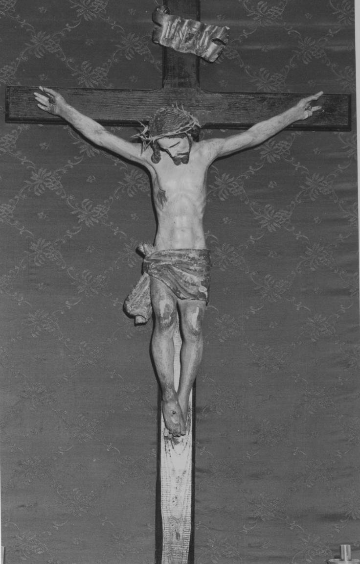 Cristo crocifisso (crocifisso) - bottega sarda (secc. XVII/ XVIII)