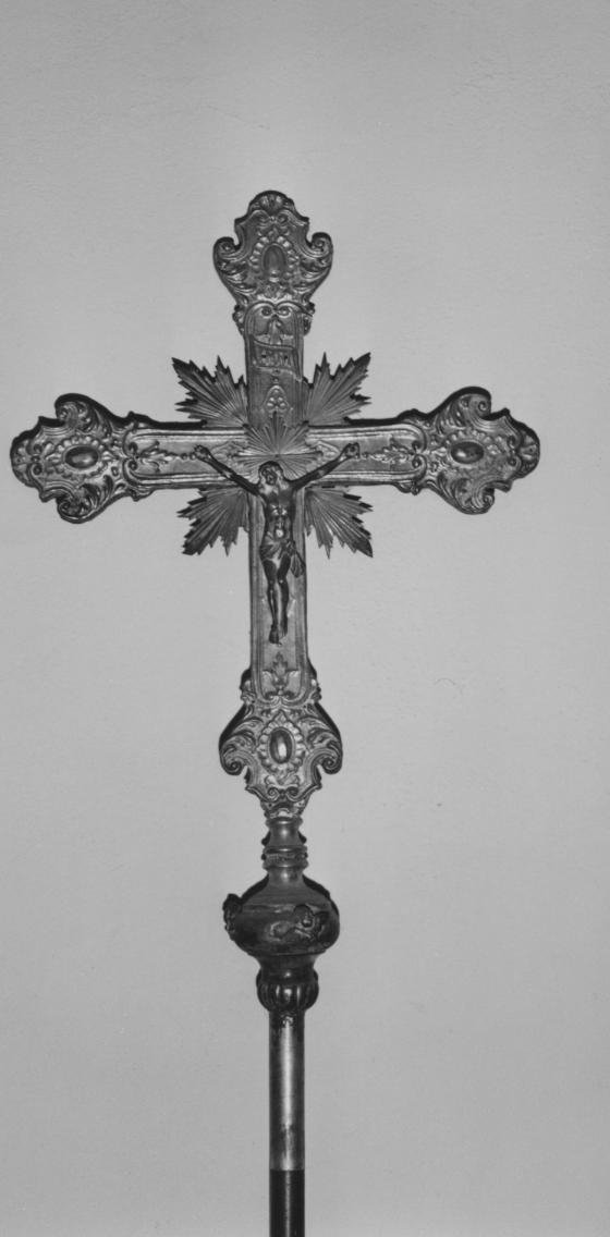 croce processionale - bottega sarda (?) (sec. XIX)