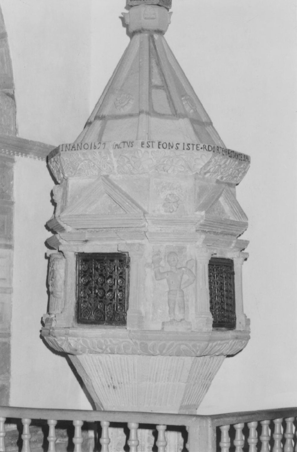 fonte battesimale - bottega sarda (sec. XVII)