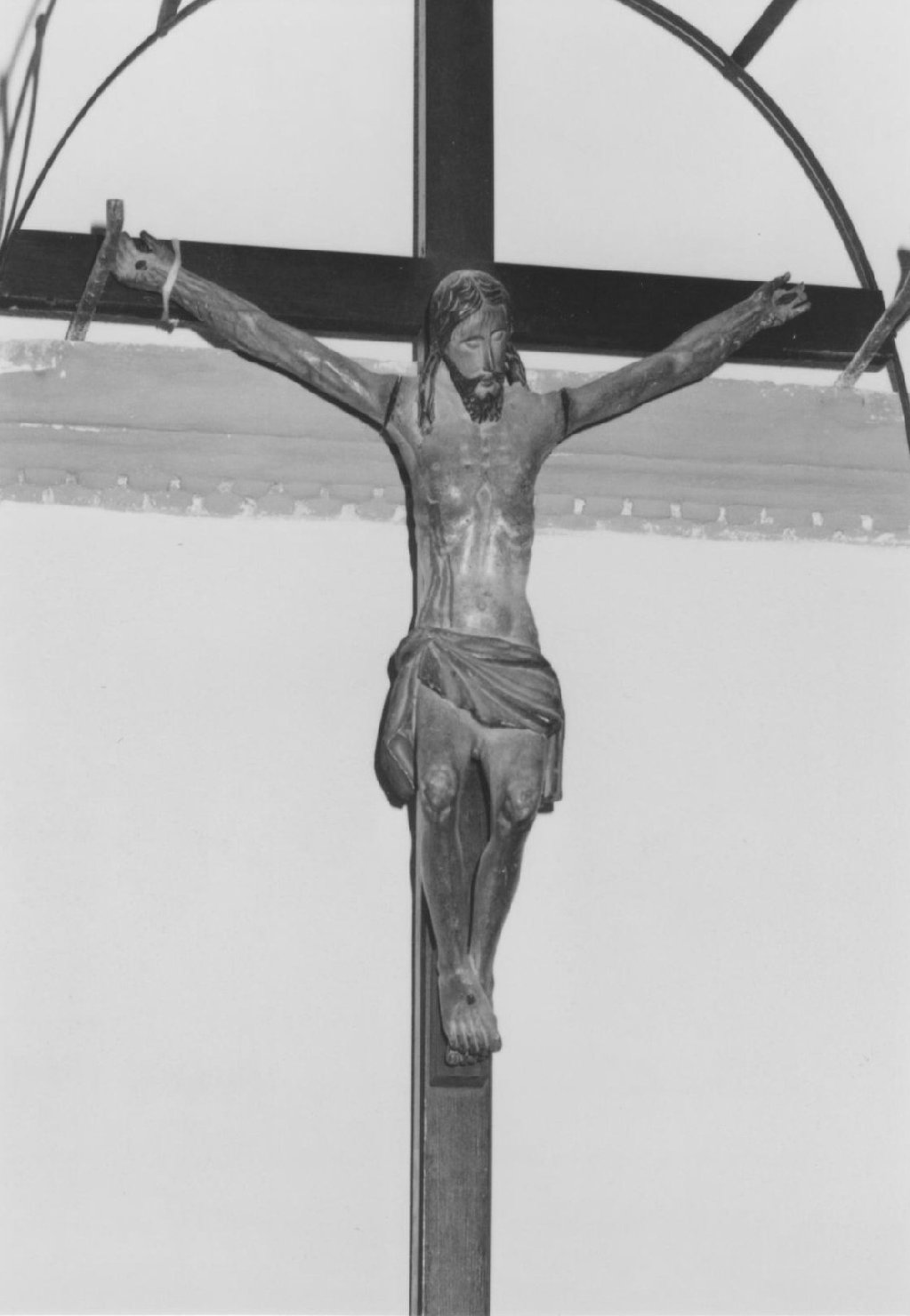 Cristo crocifisso (scultura) - bottega sarda (sec. XVII)