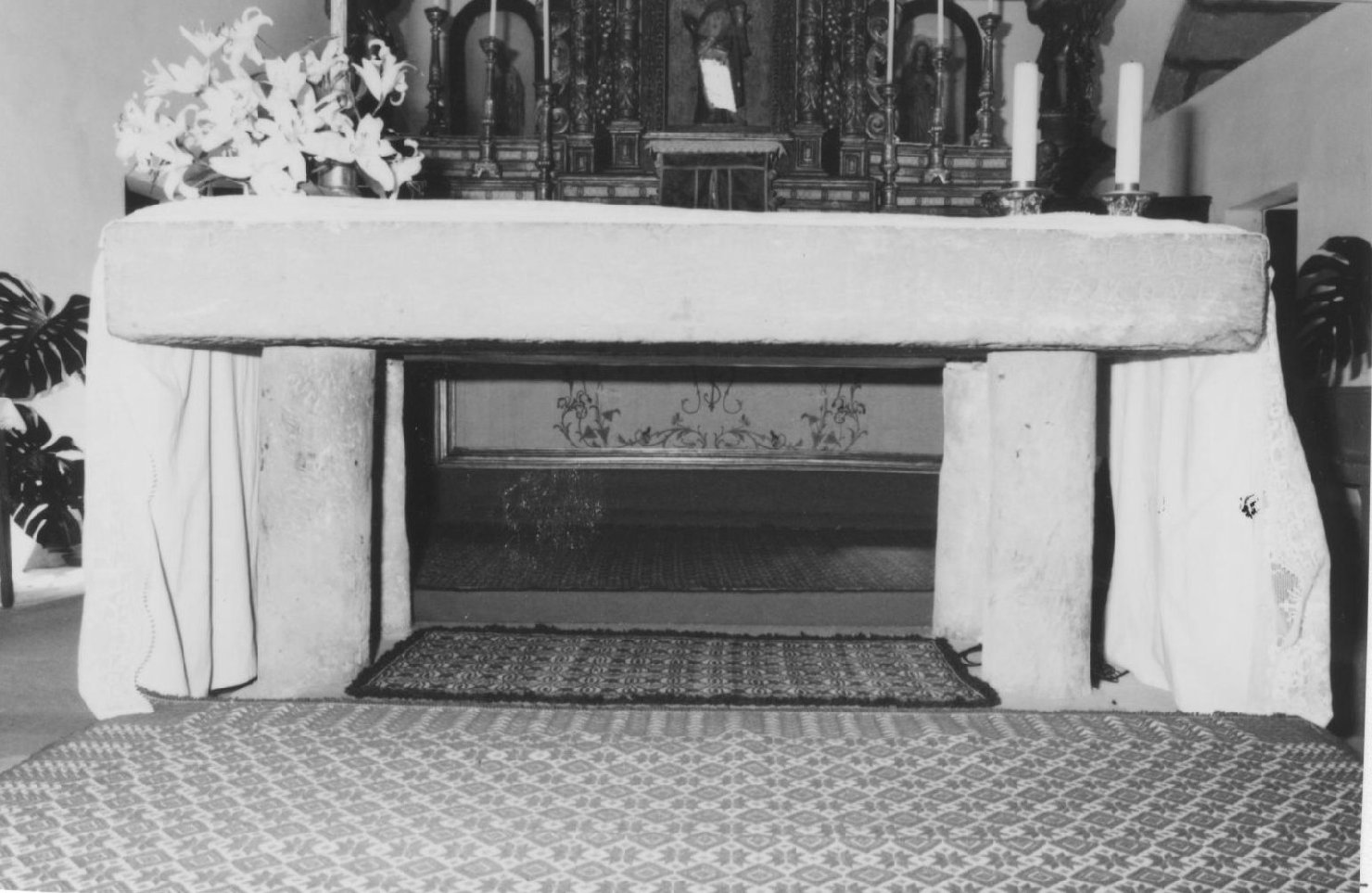 mensa d'altare - bottega sarda (sec. XVII)