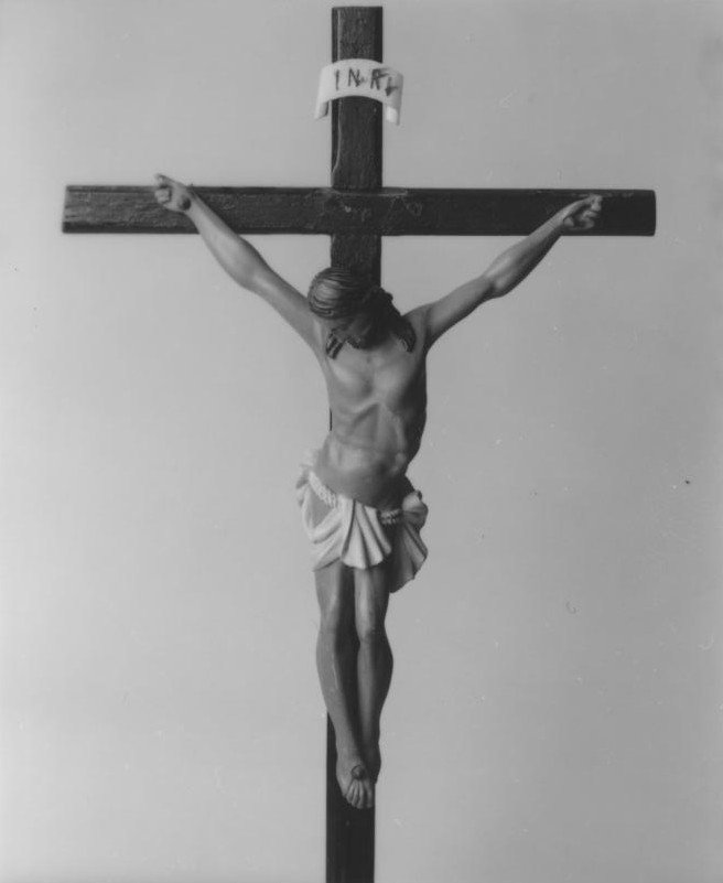 Cristo crocifisso (croce) - bottega italiana (secc. XIX/ XX)
