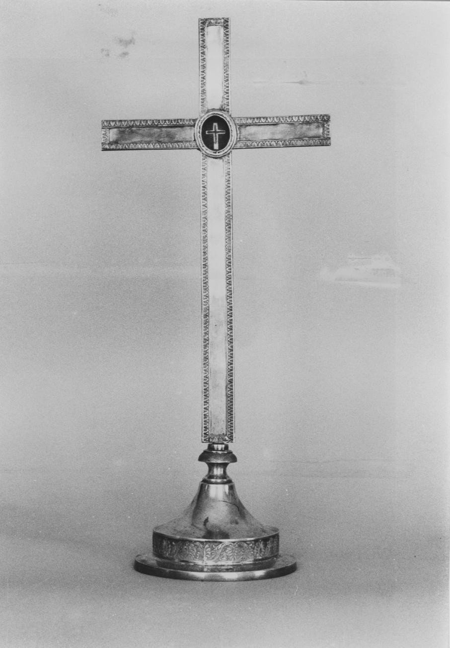 reliquiario - a croce di Montaldo Luigi (prima metà sec. XIX)