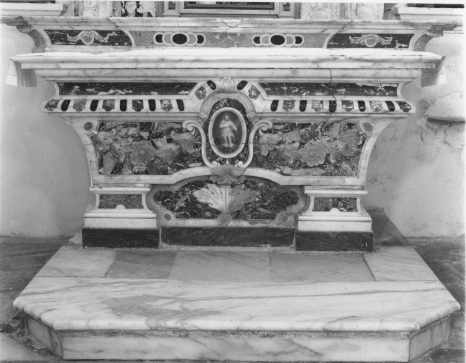 mensa d'altare - bottega sarda (sec. XVIII)