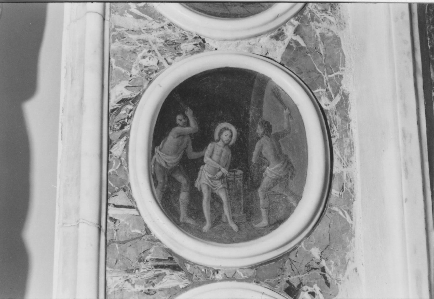 I Misteri del Rosario, Cristo flagellato (dipinto, serie) - ambito sardo (seconda metà sec. XVIII)