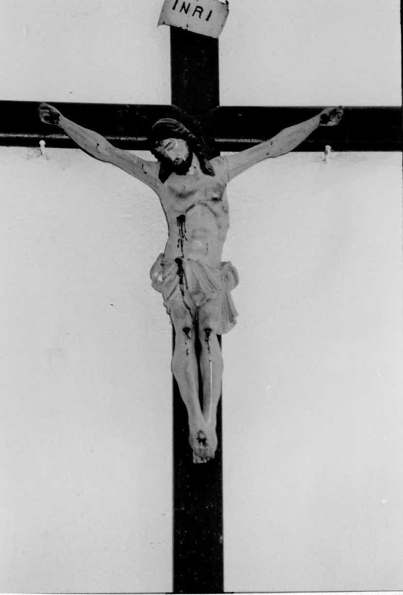 Cristo crocifisso (croce processionale) - bottega sarda (sec. XIX)