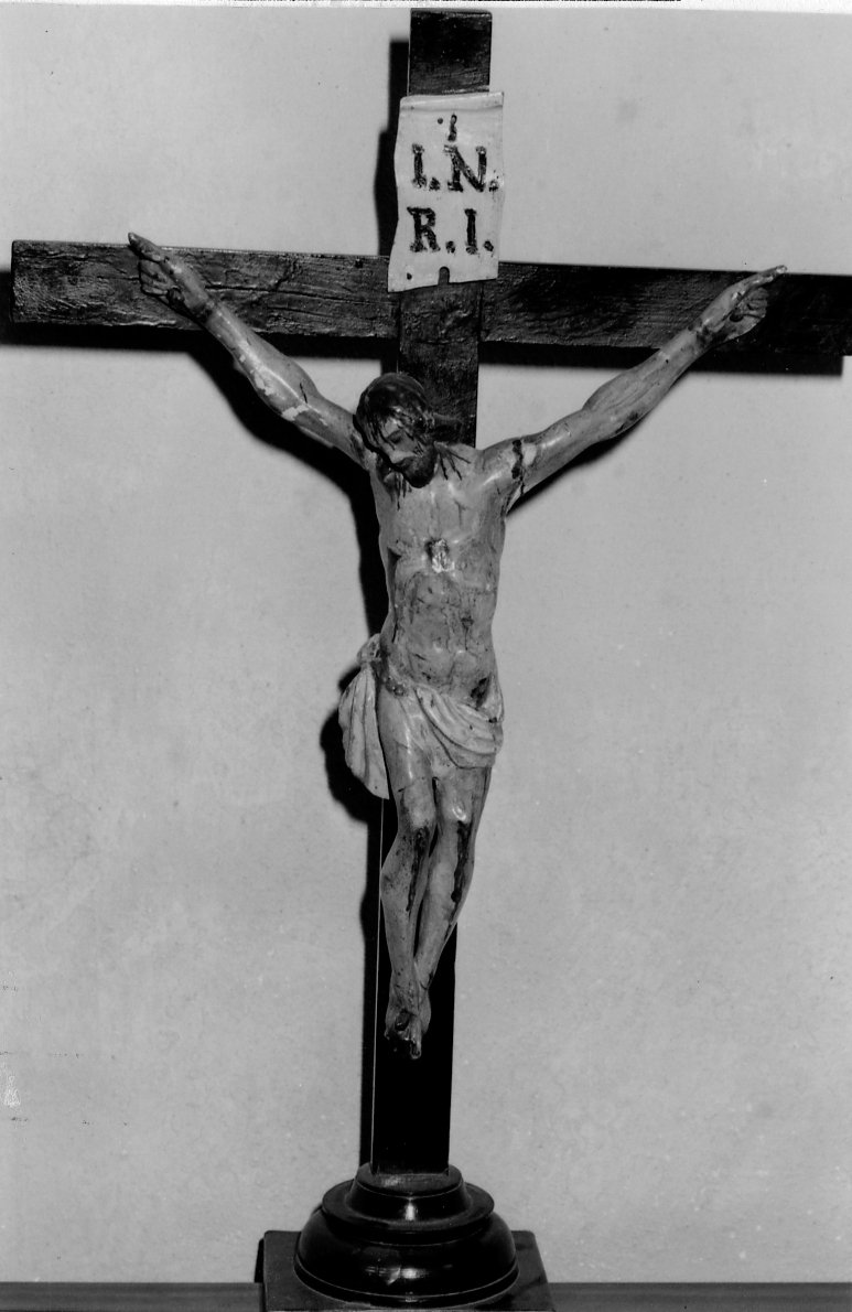 Cristo crocifisso (crocifisso) - bottega sarda (fine/inizio secc. XVII/ XVIII)