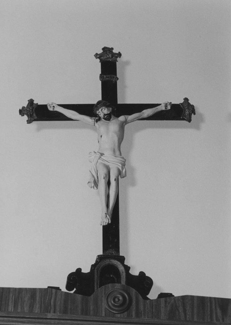 Cristo crocifisso (croce d'altare) - bottega sarda (sec. XIX)