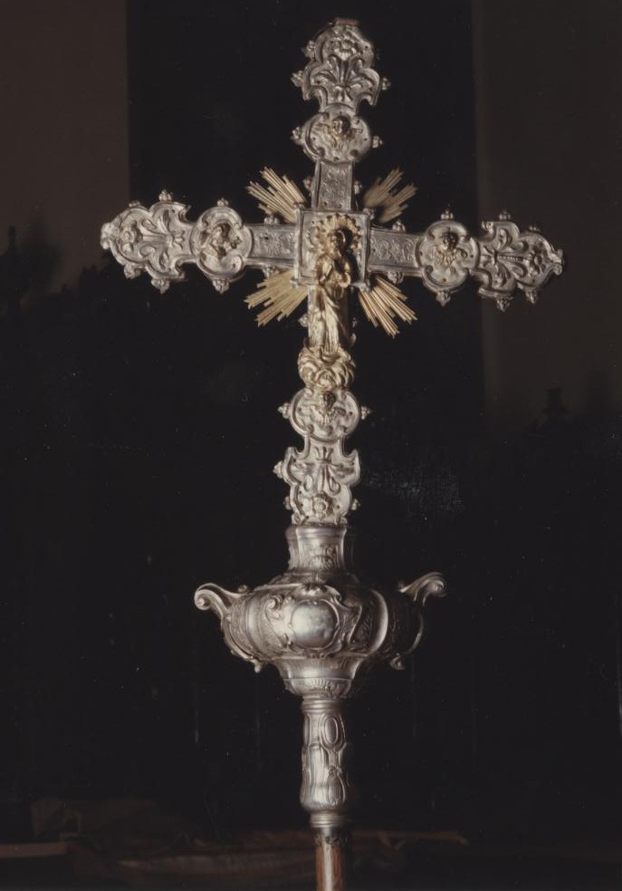 Cristo crocifisso (croce processionale) - bottega cagliaritana (sec. XVIII)