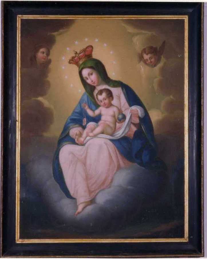 Madonna del Rimedio (dipinto) di Caboni Antonio (sec. XIX)