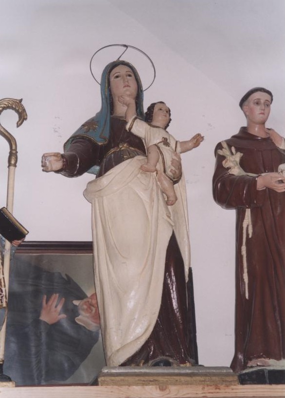 Madonna del Carmelo (statua) - bottega sarda (fine/inizio secc. XVI/ XVII)
