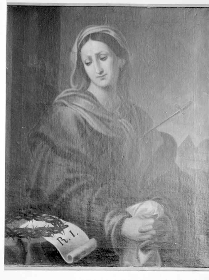 Madonna Addolorata (dipinto) di Marghinotti Giovanni (attribuito) (sec. XIX)