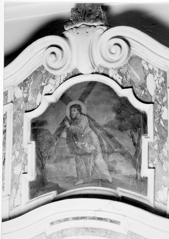 Cristo portacroce (dipinto, serie) di Massa Francesco (fine/inizio secc. XVIII/ XIX)