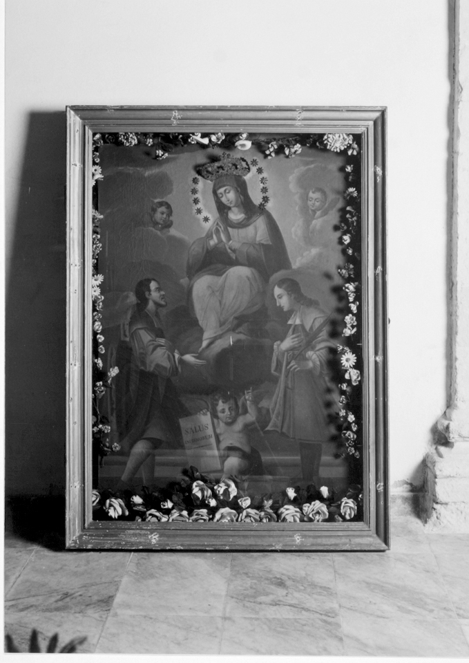 Madonna della Salute con santi, Madonna (dipinto) di Caboni Antonio (prima metà sec. XIX)