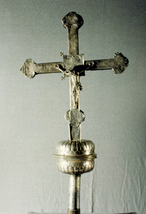 croce processionale - bottega sarda (seconda metà sec. XVII)