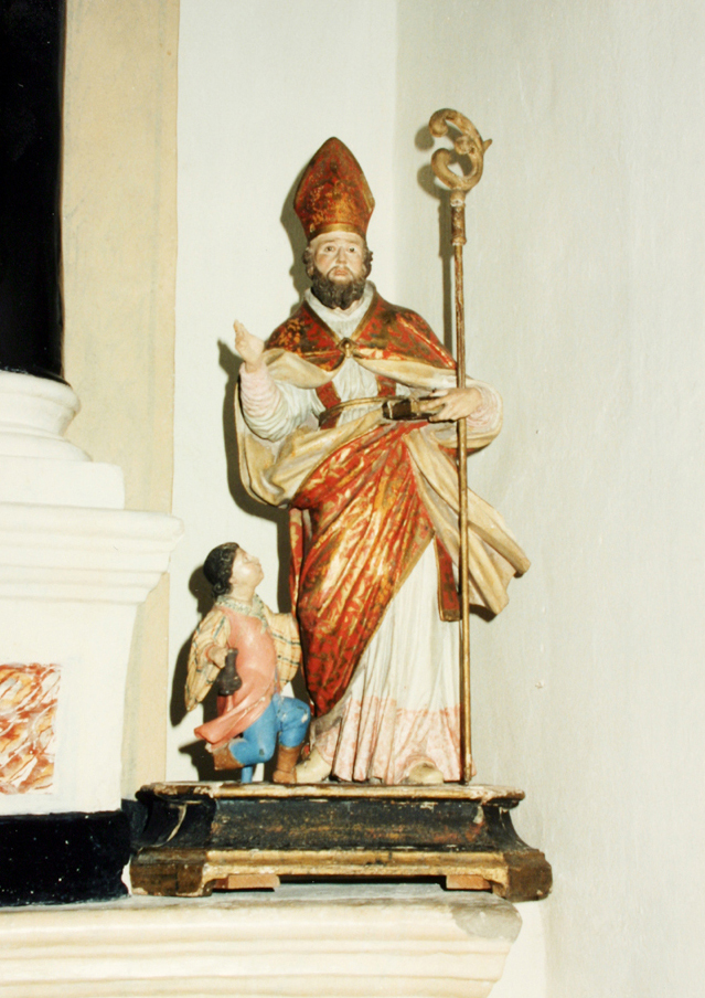 San Nicola di Bari (statua) - bottega sarda (sec. XVIII)