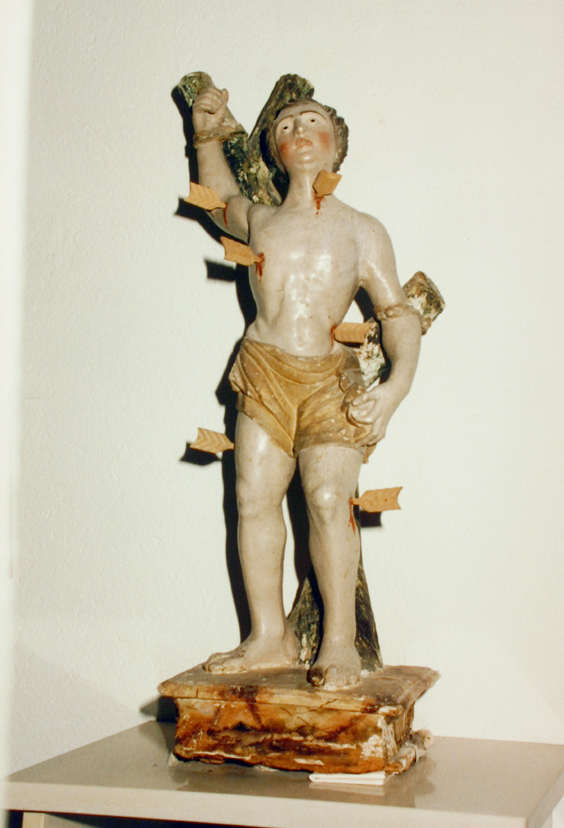 San Sebastiano (statua) - bottega sarda (prima metà sec. XVII)