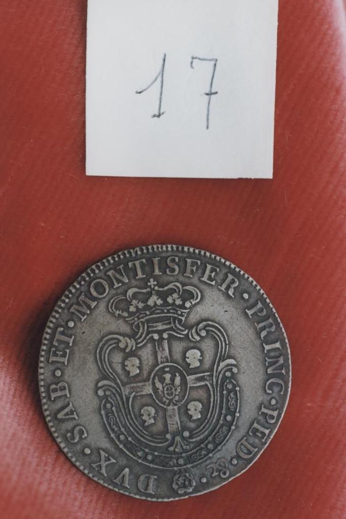 moneta - 1/2 scudo - produzione torinese (sec. XVIII)