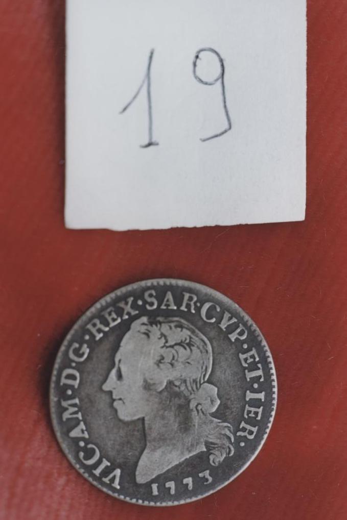 moneta - 1/4 di scudo - produzione torinese (sec. XVIII)