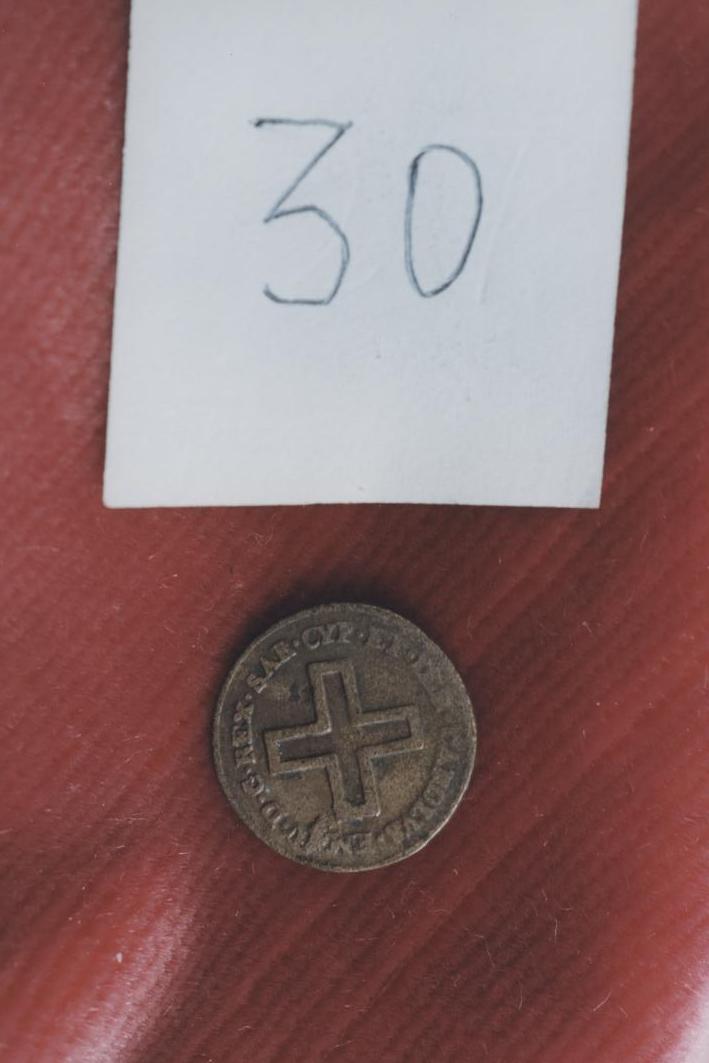 moneta - 2 denari - produzione torinese (sec. XIX)