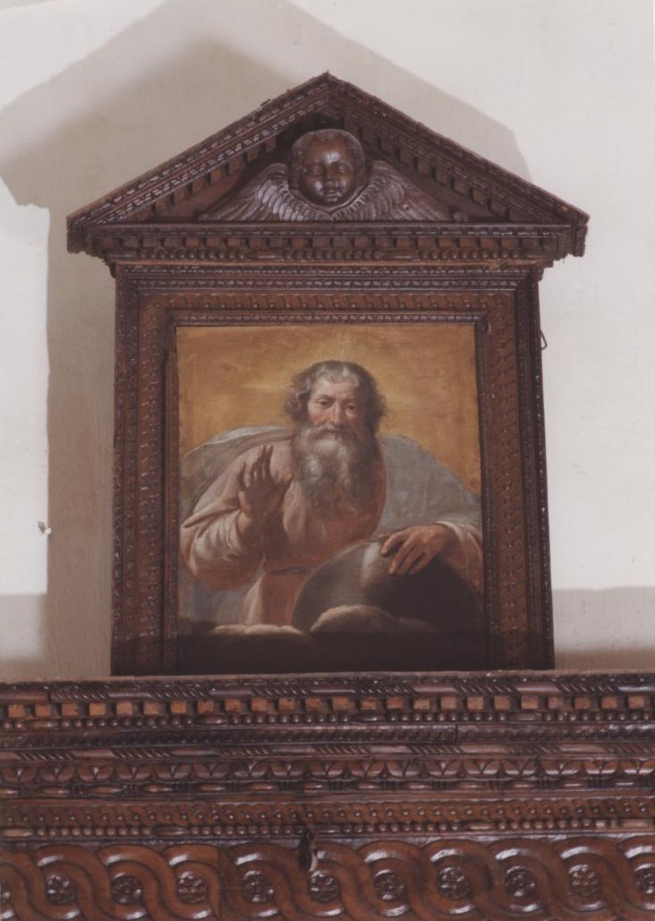 Dio Padre (dipinto) di Carlone Giovanni detto Genovese (attribuito) (sec. XVII)