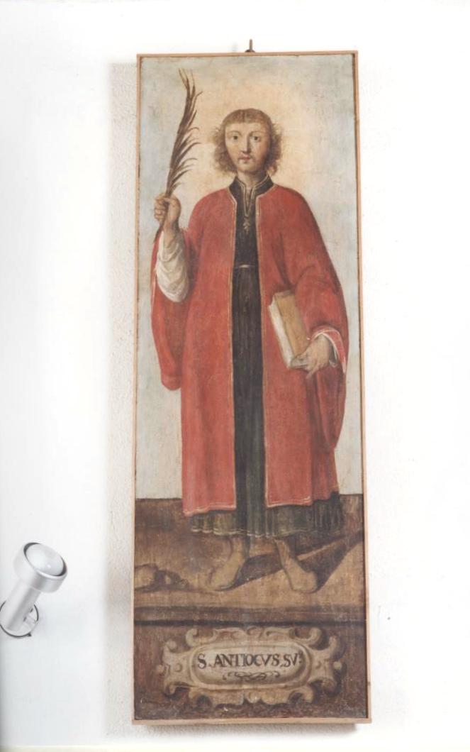 Sant'Antioco (dipinto) di Maestro dagli occhi tondi (attribuito), Castagnola Bartolomeo (attribuito) (sec. XVII)